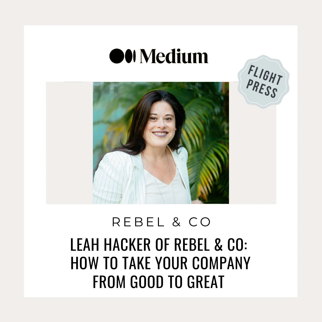 "A great company not only moves beyond the status quo but is able to sustain the move over time, seemingly with little effort,&rdquo; says Leah Hacker, founder and CEO of Rebel &amp; Co. &ldquo;This is an organization that has redefined their co